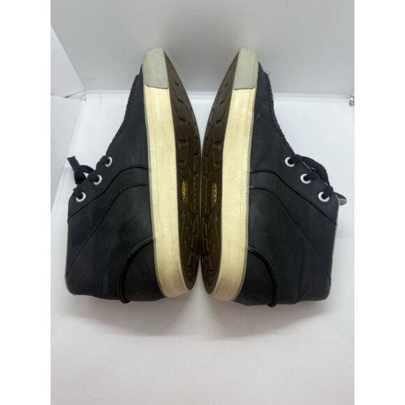 Keen Timmons Chukka Boots Men's Sz 11 Black Soft Leather Lace Up Moc Toe 1002828 - Picture 5 of 9